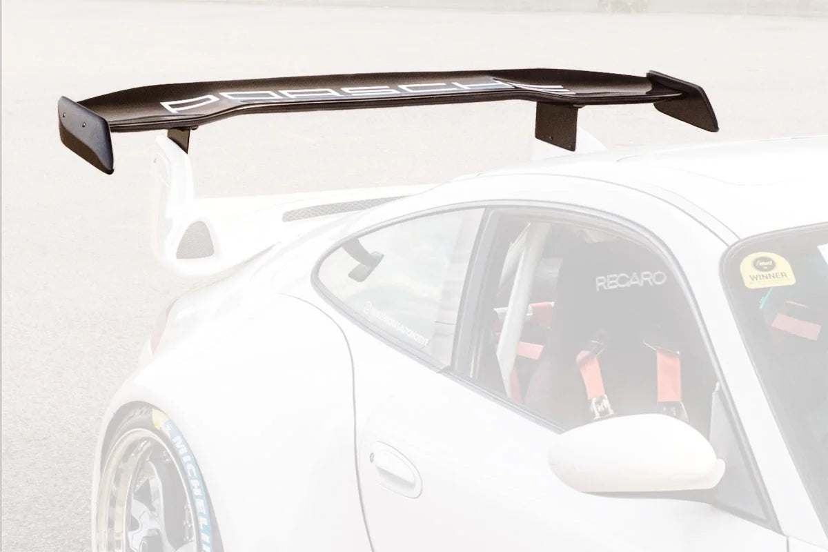 Carrera Package B: MWA 996 Carrera Ultrawide kit + RS Spoiler (coupe) + GT Wing Add-on