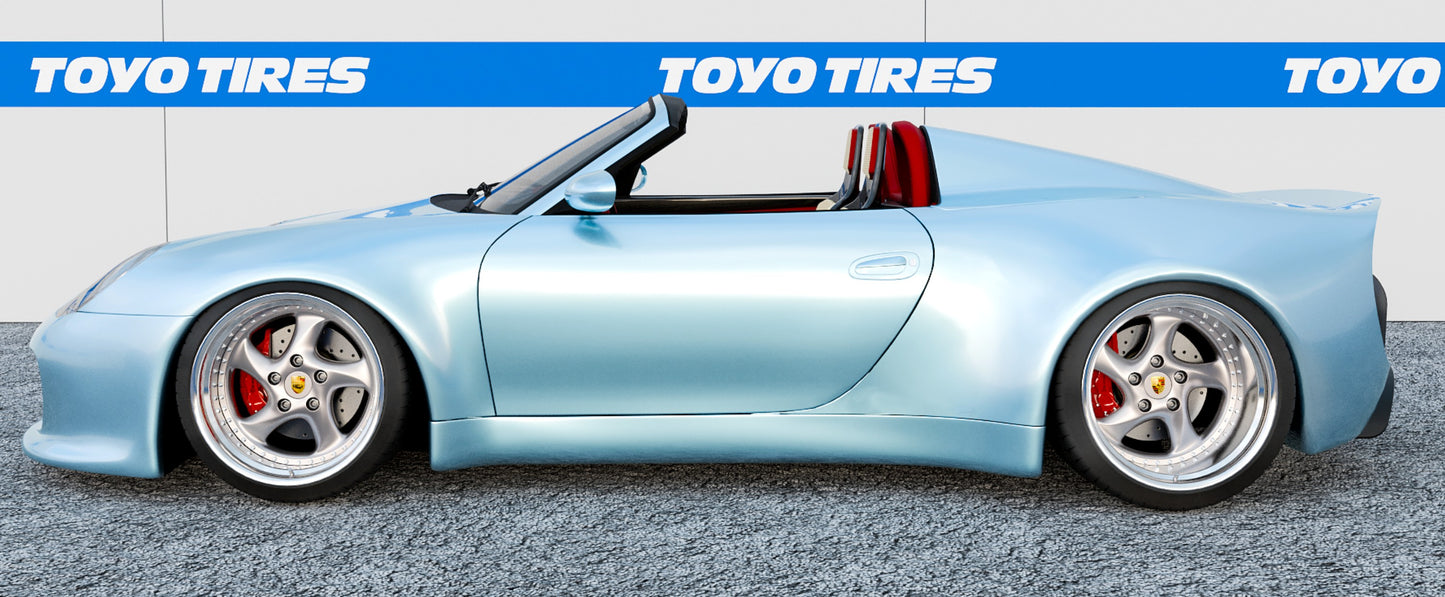 MWA 986 Boxster Ultrawide Body Kit - Version 2